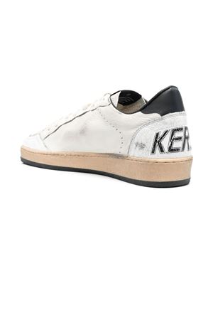 White and black Ball Star sneakers GOLDEN GOOSE | GMF00117F00377110283